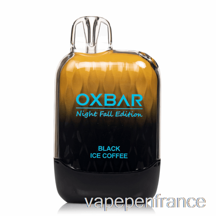 Stylo Vape Jetable à Café Glacé Noir Oxbar G8000
